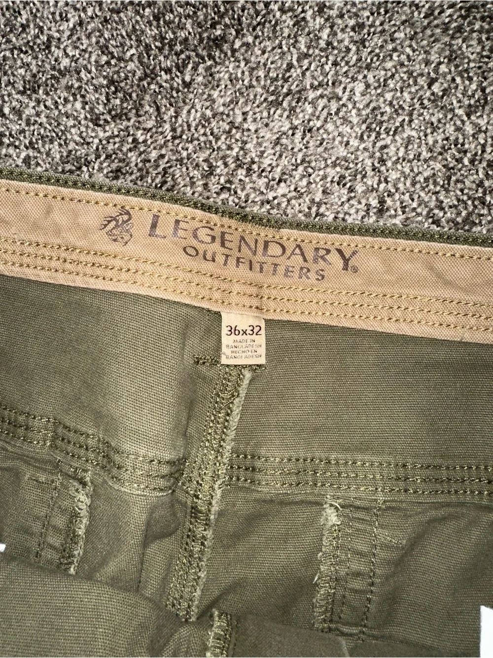 Legendary Outfitters Utility Style Stretch Outdoor / Workwear Canvas Pants 36X32